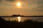 Sunset from Camp - with Skal� and R�g� in background...