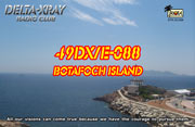 49DX/E088 QSL front.
