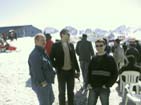 Up into the Snow - ready to Drive the Snowbikes :-)...